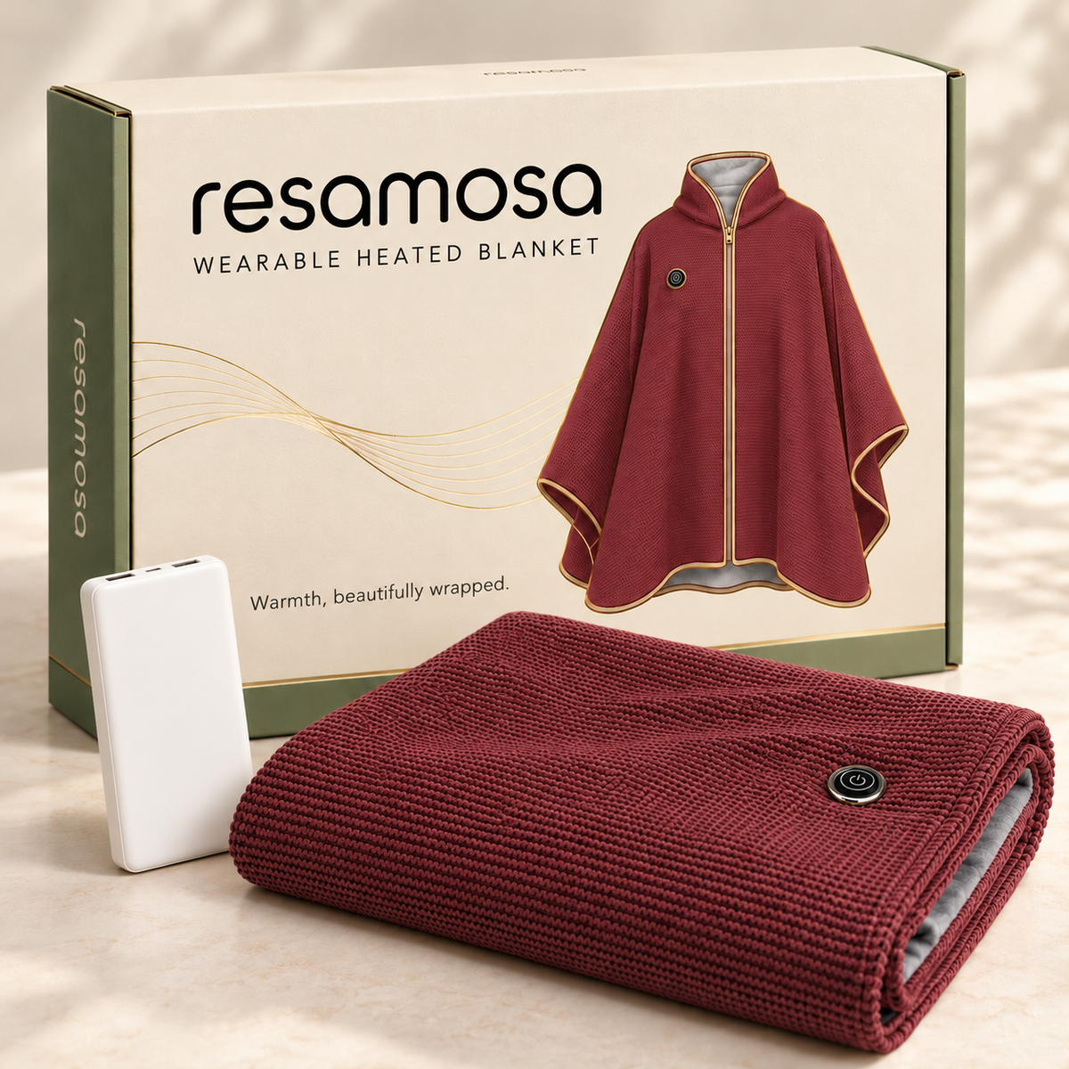 Resamosa Wearable Heated Blanket