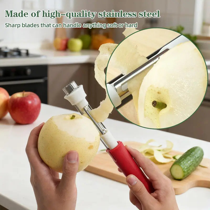 Resamosa 2-in-1 Fruit & Vegetable Peeler & Corer — Prep Produce with Ease