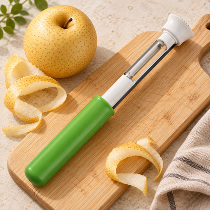 ApplePrep 2-in-1 Fruit Prep Tool 🍽️Core. Peel. Prepare. — All In One Simple Motion.