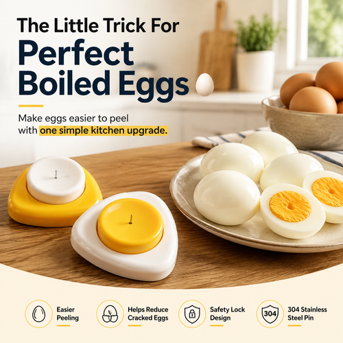 🥚 2PCS Egg Piercer for Perfect Boiled Eggs