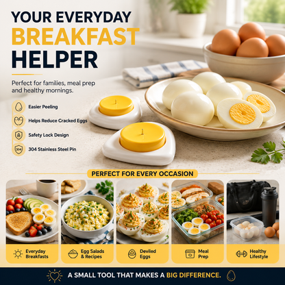 🥚 2PCS Egg Piercer for Perfect Boiled Eggs