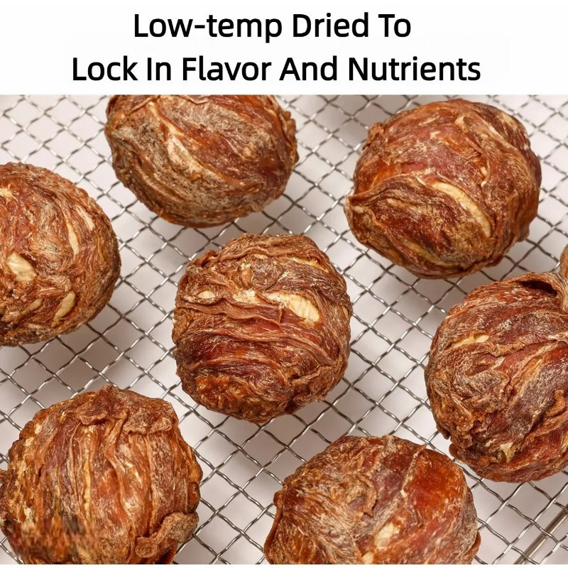 Natural Duck Jerky Dental Chew Ball