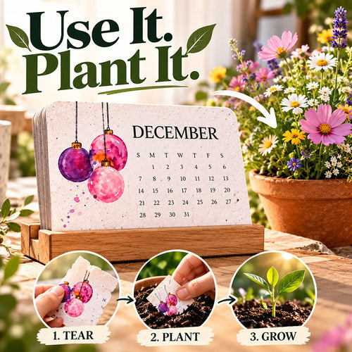 🌱 2027 Plantable Calendar – Use It. Plant It. Watch It Grow.🌱