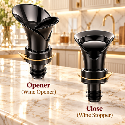 VinoBloom Wine Stopper & Pourer 🌹 Pour. Preserve. Enjoy. — The Perfect Wine Companion.