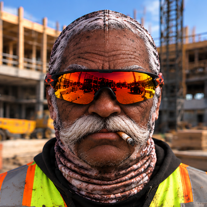 😂 Funny Construction Worker Face Ski Mask – Jobsite Prank Gift
