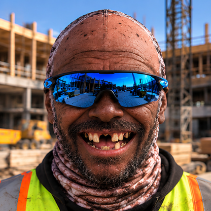 😂 Funny Construction Worker Face Ski Mask – Jobsite Prank Gift