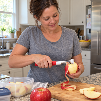 Resamosa 2-in-1 Fruit & Vegetable Peeler & Corer — Prep Produce with Ease