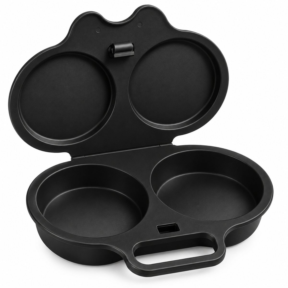 🍳 2-Egg Microwave Poacher – Easy Dual-Cavity Breakfast Cooker