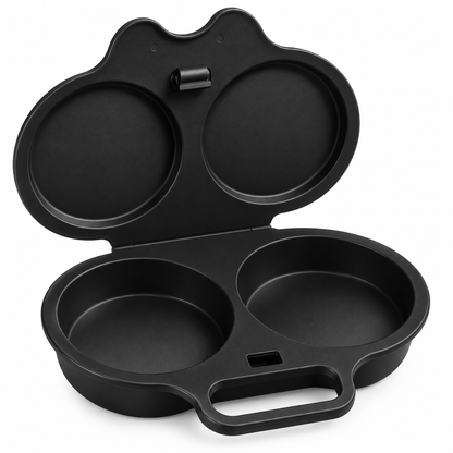 🍳 2-Egg Microwave Poacher – Easy Dual-Cavity Breakfast Cooker