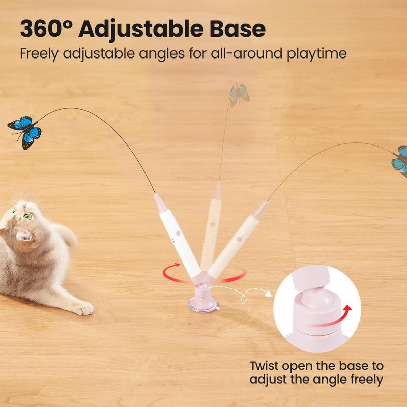 SmartFly Butterfly Cat Toy 🦋 Flutter. Chase. Exercise. — Keep Your Cat Active & Happy.