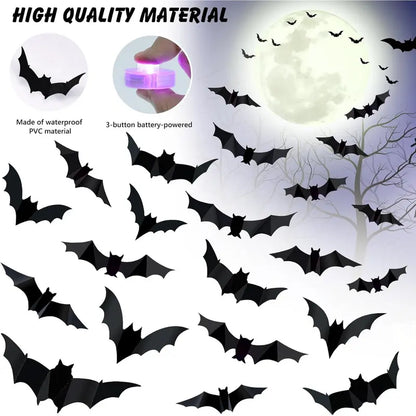 Spooky Glow 3D Bat Lights