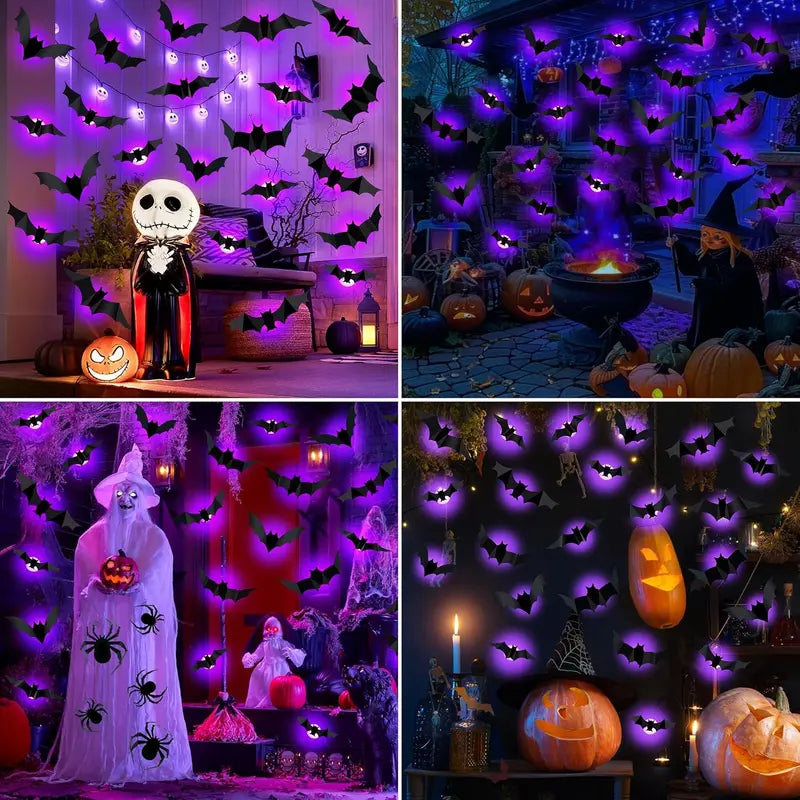 Spooky Glow 3D Bat Lights