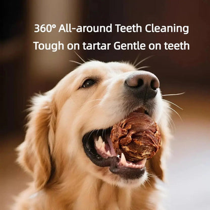 Natural Duck Jerky Dental Chew Ball