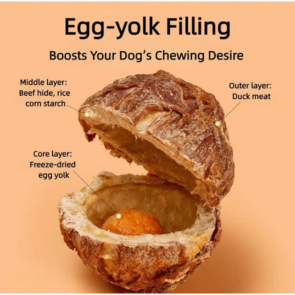 Natural Duck Jerky Dental Chew Ball
