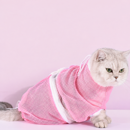 CatSafe Grooming Bag 🐾 Wash. Protect. Care. — A Safer Way To Bathe Your Cat.