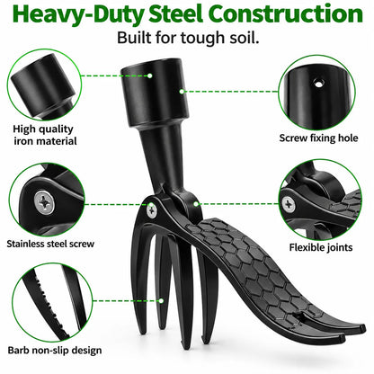 RootMaster Garden Weed Puller - Easy Root Removal Tool for a Cleaner Garden 🔥