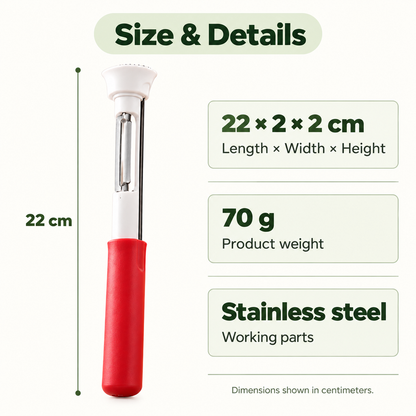 Resamosa 2-in-1 Fruit & Vegetable Peeler & Corer — Prep Produce with Ease