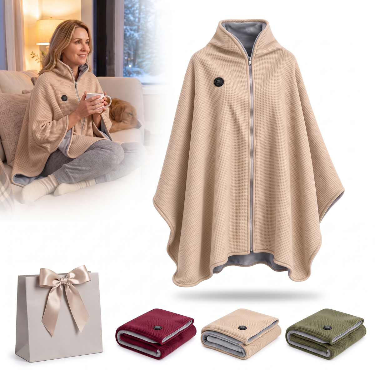 Resamosa Wearable Heated Blanket