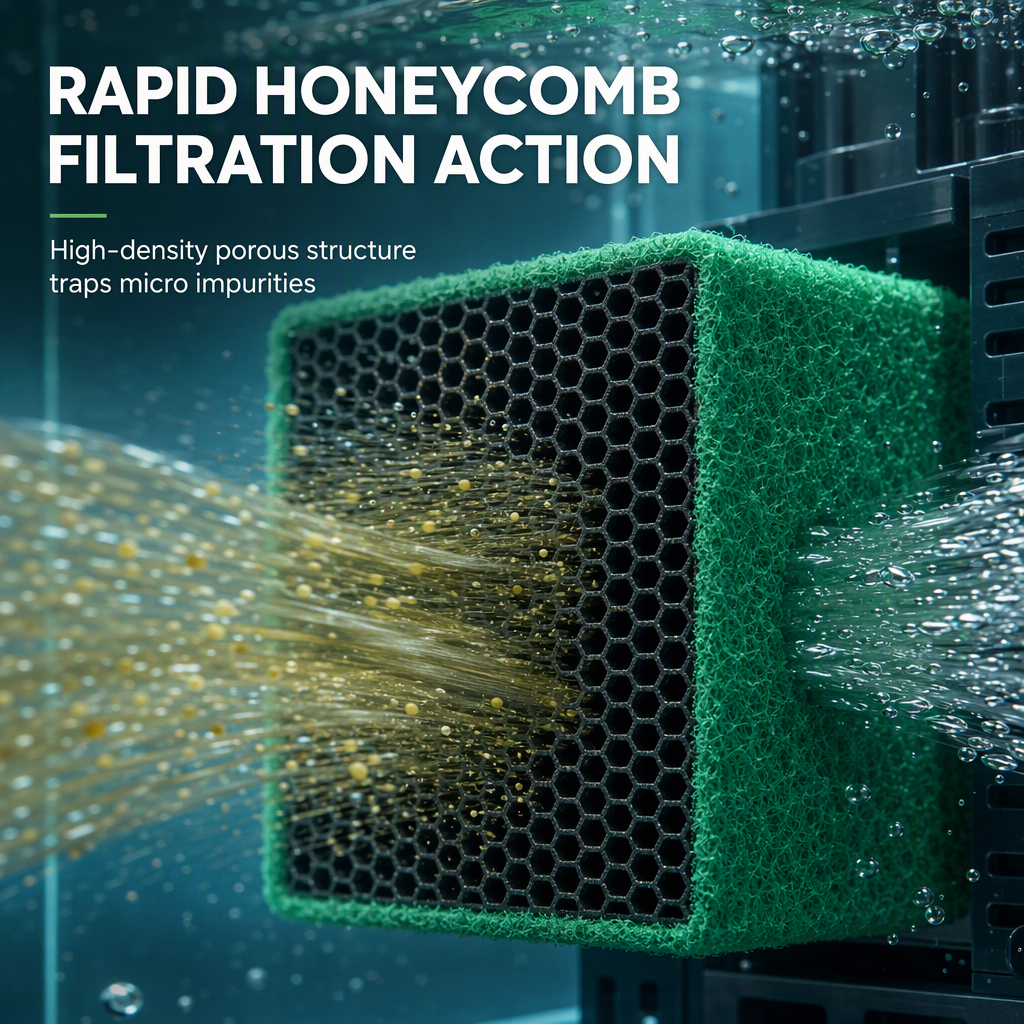 🥳2026 HOT SALE🐠💧 75% OFF! Activated Carbon Filter Cube – honeycomb filtration clears cloudy water, removes odors. Anti-crumble block for crystal-clear aquarium! 🛡️✅
